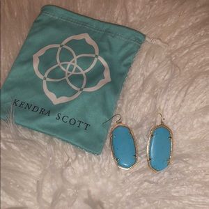 Kendra Scott Danielle turquoise earrings